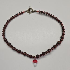 Handmade Mushroom Necklace